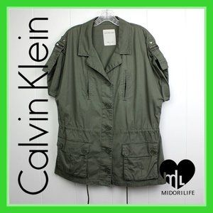 CALVIN KLEIN JEANS Short-sleeve Utility Jacket